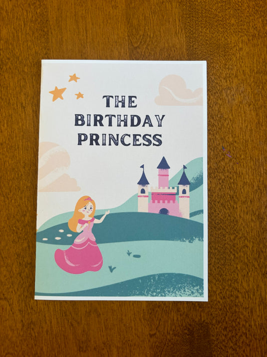 Happy Birthday card Princess